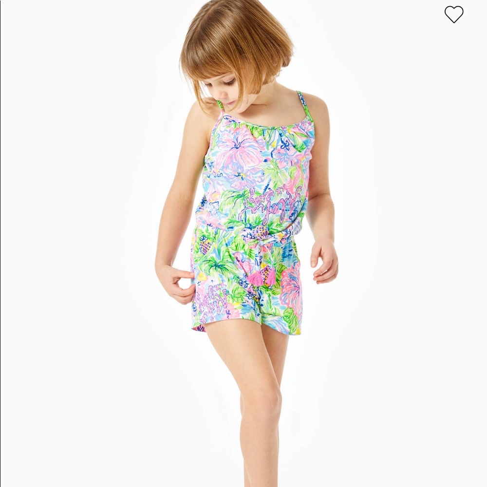 Girls lily pulitzer.  Aleene Romper.